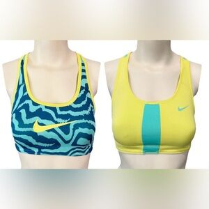 ✨ Nike Reversible Sports Bra | Women’s Small | Yellow & Blue